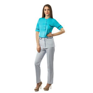 ALICE Fresh Blue/Gray - Top and Pants Set